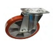 Transpallet Rad mit Lenkrolle und Bremse PA160B